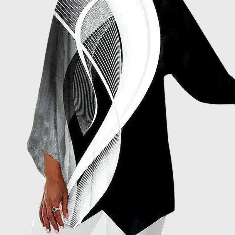 Alayah™ | Elegant Crew Neck Top