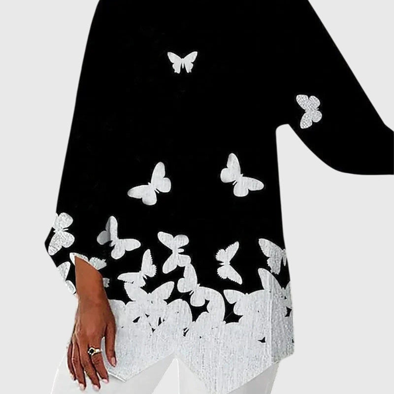 Alayah™ | Elegant Crew Neck Top