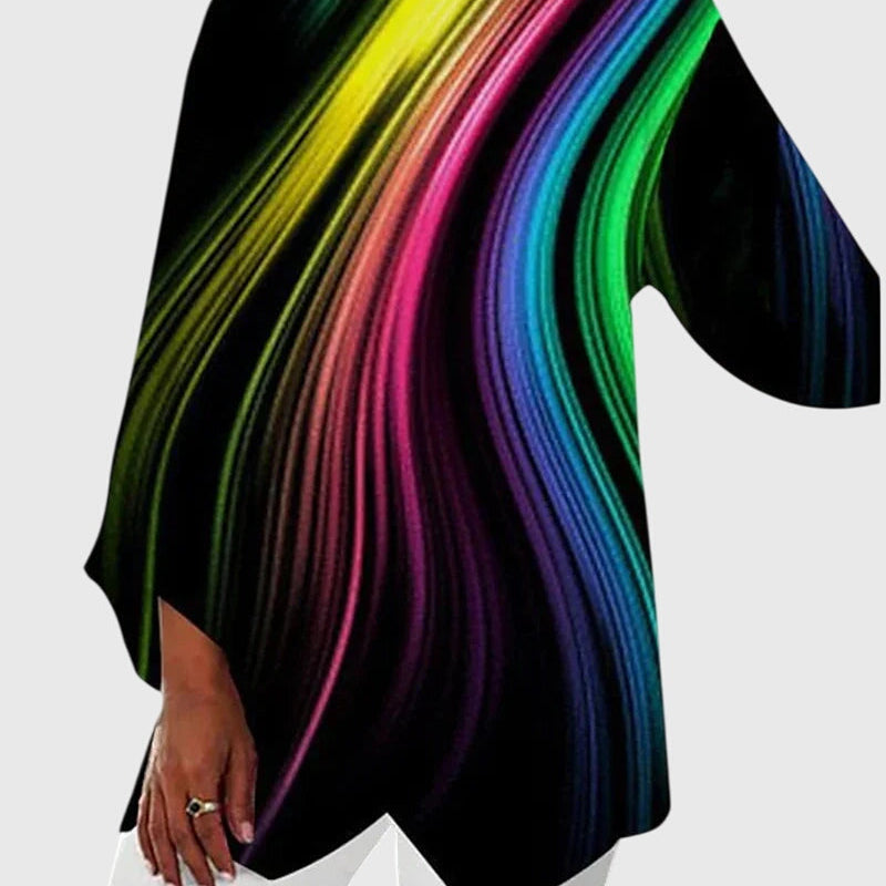 Alayah™ | Chic Crew Neck Blouse for Everyday Wear